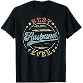 Best Husband Ever Father's Day Husband Gifts Vintage Emblem T-Shirt