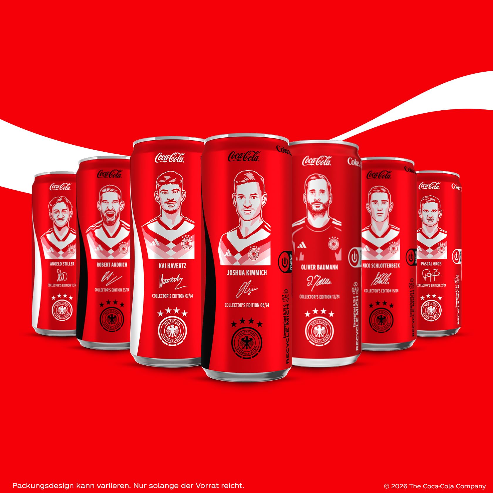 Coca-Cola Zero Sugar - koffeinhaltiges Erfrischungsgetränk mit originalem Coca-Cola-Geschmack - null Zucker und ohne Kalorien - in stylischen Dosen (24 x 330 ml) 3