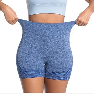 Tummy Control Yoga Shorts for Women, Butt Lifting Seamless Biker Short, Summer Pilates Bottoms, 2026 Workout Clothes