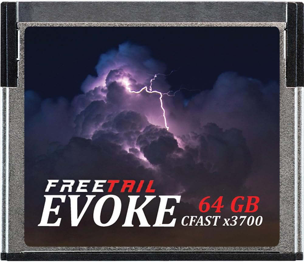 FreeTail Evoke 3700x 64GB CFast 2.0 Memory Card, Up to 560MB/s (FTCF064A37)