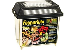 Exo Terra Faunarium, Plastic Reptile Terrarium, Mini, PT2250