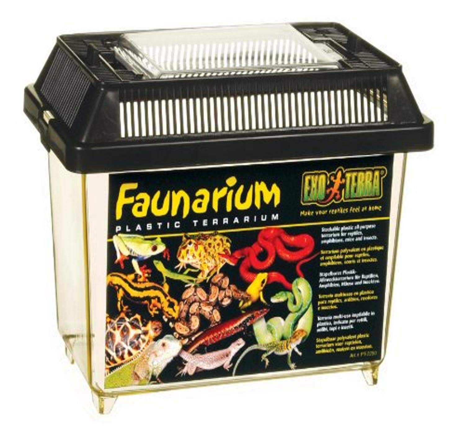 Photo 1 of *MISSING TOP* Exo Terra Faunarium, Plastic Reptile Terrarium, Mini, PT2250