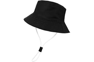 YMYDYFC Baby Boy Sun Hat Toddler Summer Bucket Beach Hats for Girls Sun Protection UPF 50+ Cotton Linen