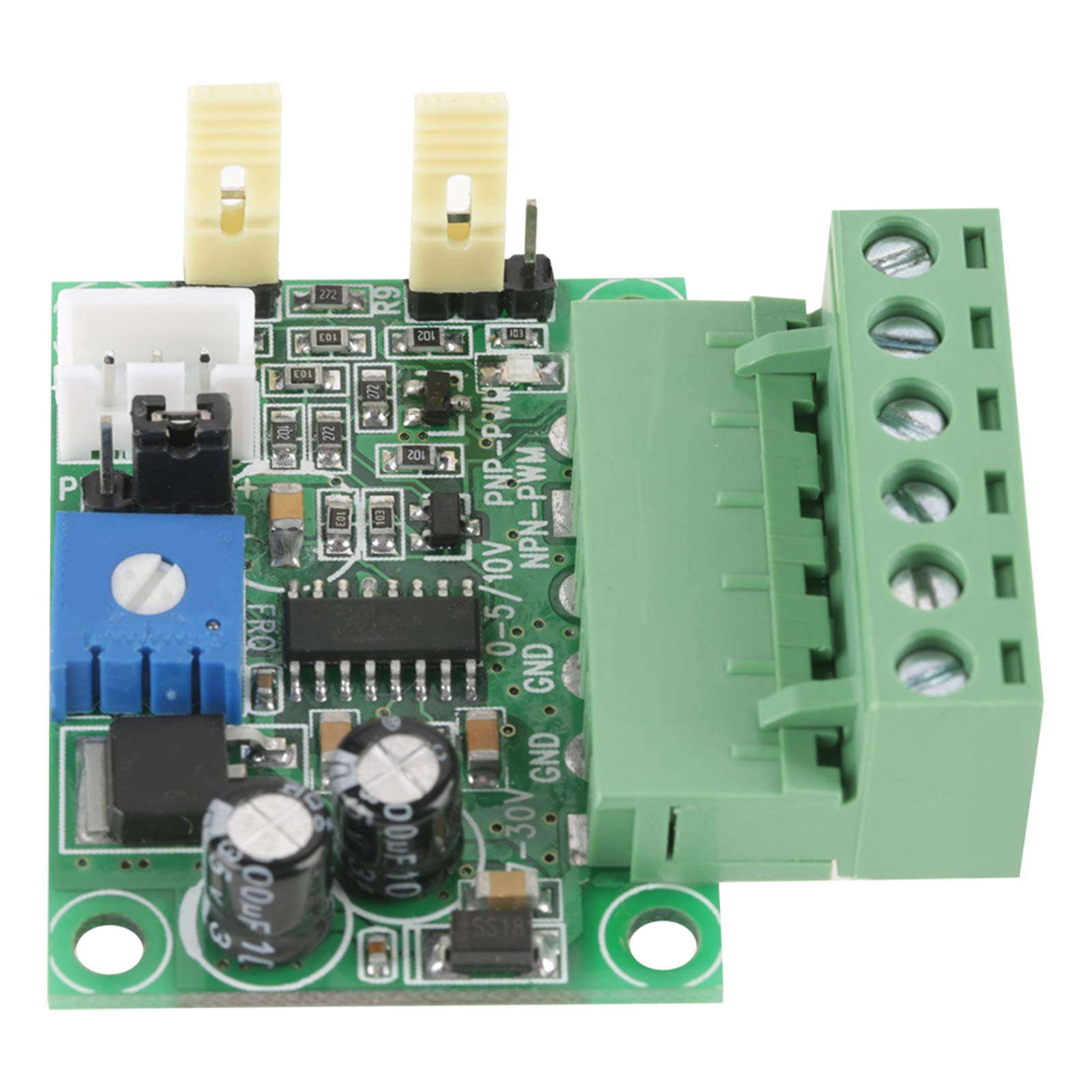 Analog Voltage to PWM Converter Module, 0-5V 0-10V Input to 0-100% PWM Output, 2kHz¨C20kHz Adjustable Frequency for Motor Speed Control and Interface Circuit