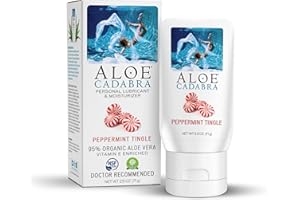 Aloe Cadabra Natural Organic Personal Lubricant - Peppermint Tingle - 2.5 Oz