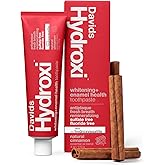 Davids Nano Hydroxyapatite Toothpaste Fluoride Free Whitening Cinnamon 4oz | Remineralizing, Sensitive Teeth Support, Antiplaque, SLS Free, Made in USA, Nano-Hydroxyapatite Formula