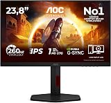 AOC 24G4ZR 23.8 inch FHD Gaming Monitor 260Hz Fast IPS HDR10 G-Sync view 2
