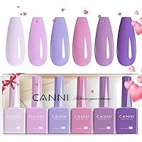 Amazon.com: CANNI 6Pcs 9ml Hema-Free Purple Gel Polish,Dark Purple