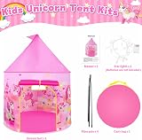 Dikence Unicorn Pop Up Tent Kids Playhouse Teepee Princess Castle 3-7 view 7
