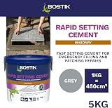 Bostik Rapid Setting Cement 5kg - Fast 20 Minute Waterproof Repair Mortar view 2