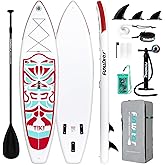 FunWater Inflatable Ultra-Light Stand Up Paddle Board for All Skill Levels with Premium SUP Paddleboard Accessories,Non-Slip Comfort Deck for Youth & Adults