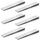 6 Pcs Flange Wedge Stainless Steel Beveled Washers Right Angle Wedges Corrosion Resistant Spreading Flanges Triangle Tool Welding Underpinning Wedge Metal Shims for Lathe Machine Equipment, 7x1.3inch