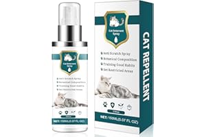 LONPAL Advanced Cat Deterrent Spray, Natural Formula Cat Repellent Indoor and Outdoor, Strengthened Cat Scratch Deterrent for Furniture, Sofas, Rugs, Curtain Protection, Stop Cats from Urinating(Green, M)