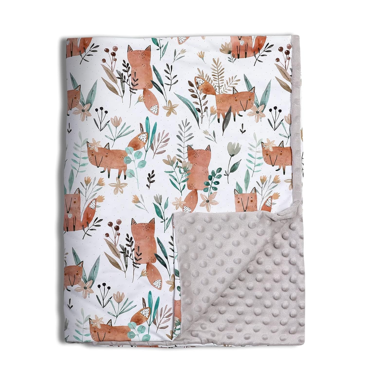 DRESHOW Kids Baby Blankets 75x100cm Organic Cotton Unisex Newborn Thick Super Soft Sleeping Blankets for Toddlers Kids Baby Girls Boys Nursery Duvet Cover Gifts