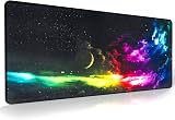 EFISH Extended XL Mouse Pad 800x300x3 mm Stitched Edges Non-Slip Base
