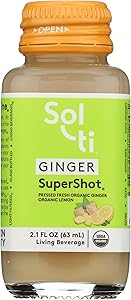 Sol-ti, Organic Ginger Supershot SGL, 2.1 Fz