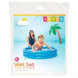 Intex Crystal Blue Three Ring Inflatable Paddling Pool 1.14m x 25cm view 3