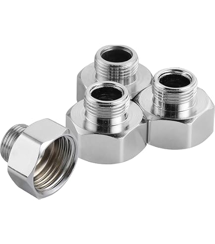 thumbnail image 2 of MVF 3/8 Male NPT X 3/4 Female NPT Straight Pipe Adapter, Plated Steel, Fitting 5405-06-12 2 of 4