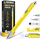 KEZKALS Valentines Day Gifts for Him, 9 in 1 Multitool Pen Gifts for Men, Mens Valentines Gifts for Boyfriend Husband, Birthday Gifts for Men Who Have Everything, Mens Gift for Dad, Cool Gadgets