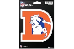 UNIQUELY ORIGINAL STORE Uniquely Original NFL Football Denver Broncos Retro Logo 5" x 7" Vinyl Die-Cut Decal - Car/Truck/Home Accessory