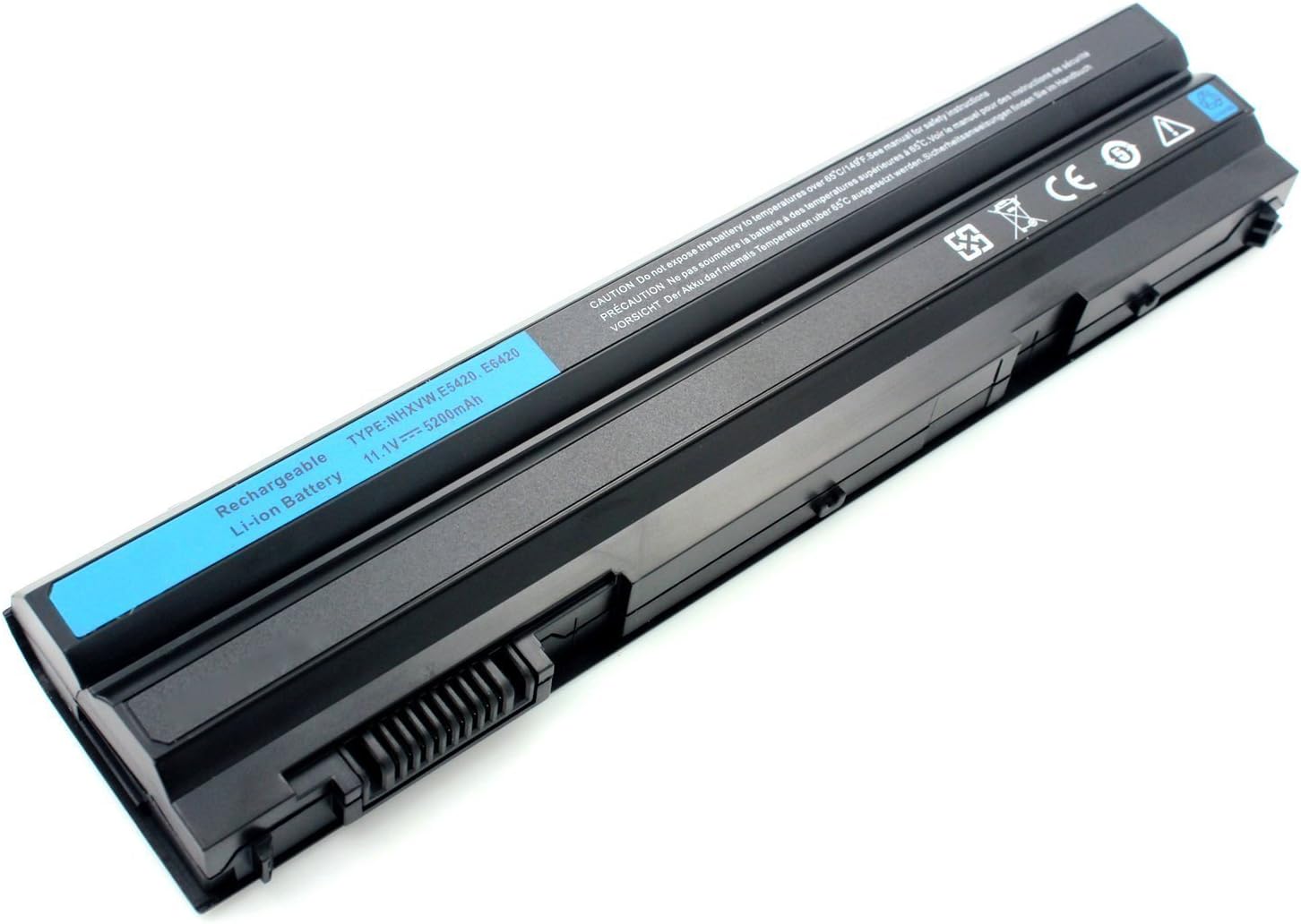 Duliing 11.1V 6 Cell T54FJ New Laptop Battery for Dell Latitude E5420 E5520 E6420 E6520 E6530 E5430Compatible P/N: M5Y0 X 312-1163 HCJWT 7FJ92 8858X - 12 Months Warranty