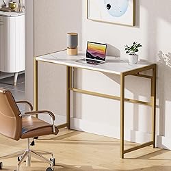GreenForest Folding Desk for Small Spaces,35.4 in