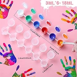 Patelai 100 Strips 600 Pots Empty Paint Strips
