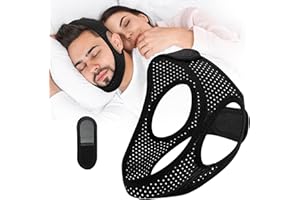 YONGSENINA Chin Strap for Sleeping, Anti Snoring Devices, Effective Anti Snoring Chin Strap, Snoring Relief Chin Strap, Comfortable Airflow Jaw Strap for Sleep Apnea for Men or Women, Sleep Apnea Devices, 20 in