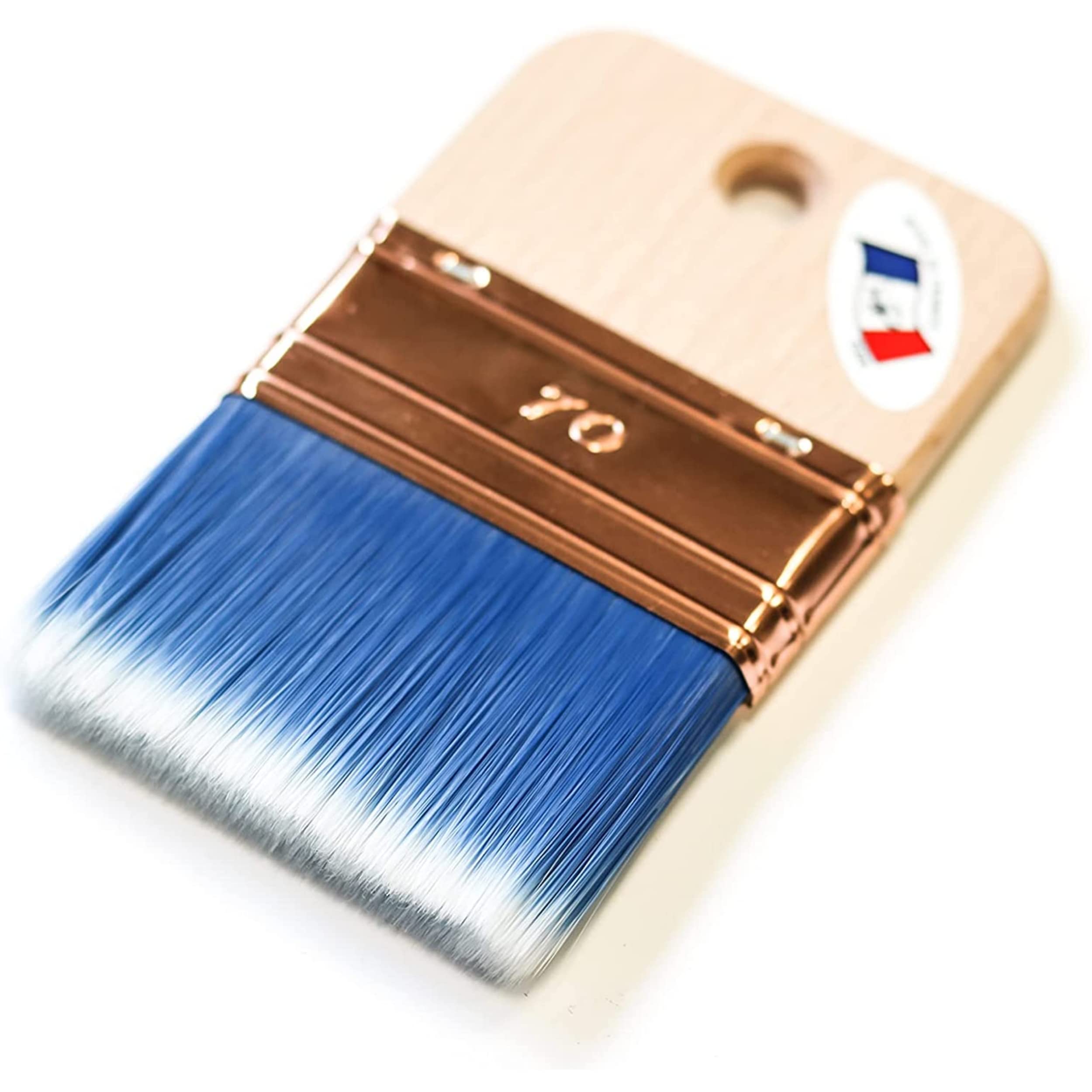 RBN SPALTE Deco Brush, Wood and synthetic fibre, Blue, Petite