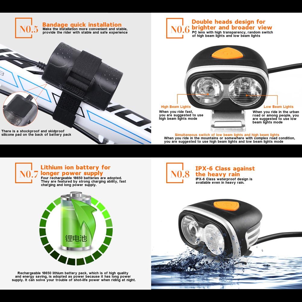 high beam bike lights