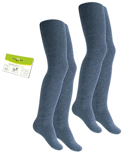 EveryKid Ewers 1er oder 2er Pack Mädchenstrumpfhose Strumpfhose Markenstrumpfhose Kleinkind Streetwear ganzjährig einfarbig f