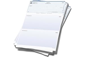 EXPRESSCHECKPRINTING Computer Checks Compatible W/QB Check On Top [500 Sheets]
