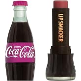 Lip Smacker Coca Cola Collection Lip Balm, Flavored Moisturizing, Smoothing Soft Shine, Hydrating &amp; Protecting Fun Tasty Flavors, Cruelty-Free &amp; Vegan - Holiday Classic Cherry Coke