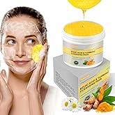 Turmeric Kojic Acid Cleansing Pads for Face Dark Spots - Hydrates & Plumps Skin- Sensitive Skin Friendly - Helps Balance Skin Oil and Water 50 PCS LXQ