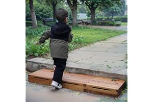 unununu Wooden Platform Step Stool for Adults&Senior,Standing Aids & Supports,Stair Assist Indoor&Outdoor,Heavy Duty Sturdy Solid Wood Bedside Foot Stepper,for Handicap,Elderly,High Beds(47.5"W)