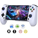 Mobile Game Controllers for iPhone/Android, Hall Effect Phone Controllers Support Phone Case,Game Controllers for Xbox,for PlayStation,Cloud/Steam Gaming