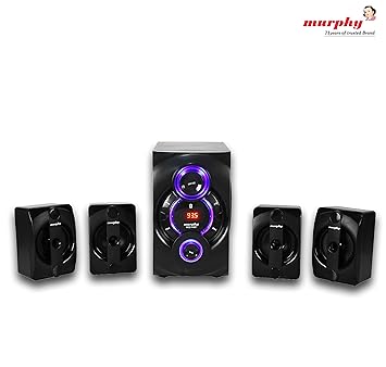 murphy 4400 4.1 Channel Digital Bluetooth Home Theater & Home Cinema Multimedia Speaker System (Bluetooth,FM,MP3 AUX)