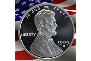 GENERIC 1 Troy Oz. Lincoln Wheat Cent Authentic Silver Round| Commemorative Piece Made from .999 Fine Silver Made in USA +Includes Free Protective Capsule