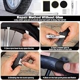 Nadinsta 85Pcs Puncture Repair Kit for Bike Tire Portable Storage Box view 5