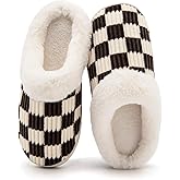 Guyarns House Slippers for Women & Men - Fuzzy, Casual Indoor/Outdoor Shoes with Memory Foam & Faux Fur Lining