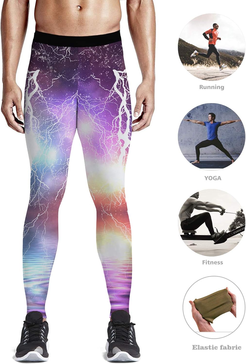 colorful compression tights