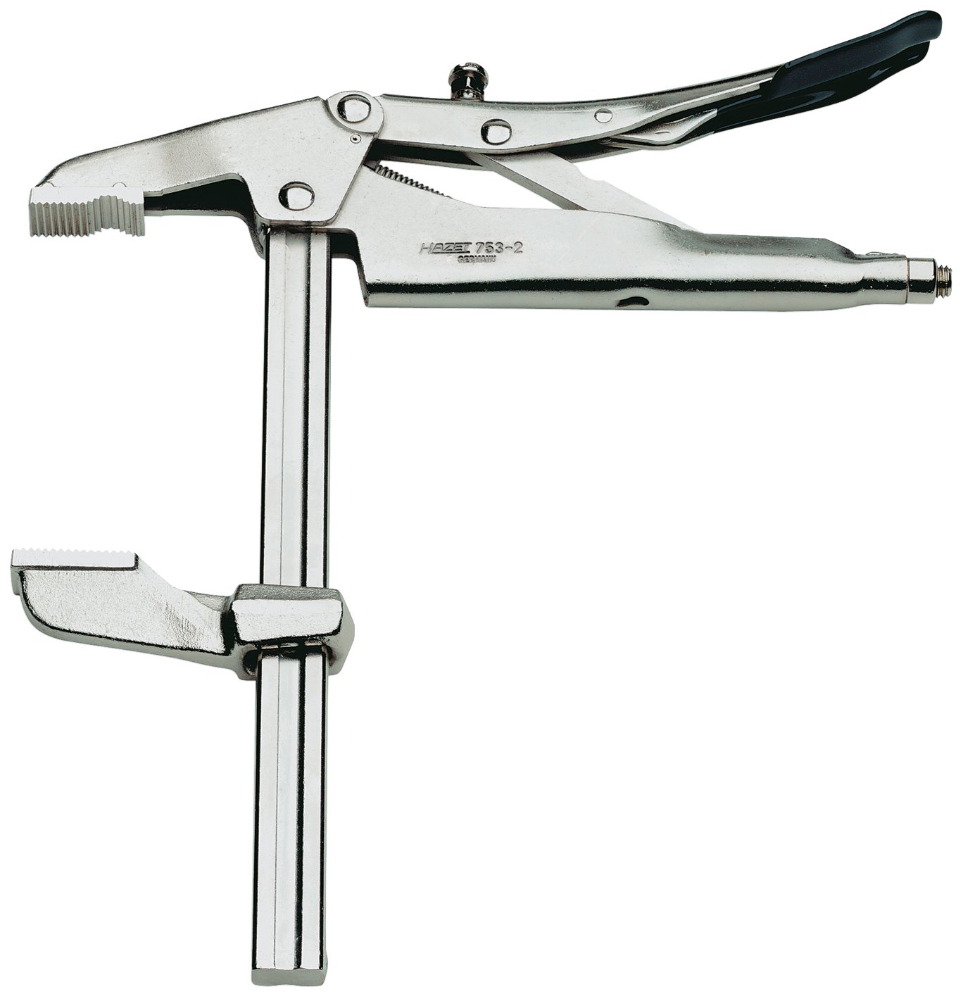 HAZET 753-2 260 mm Grip Pliers - Nickel-Plated