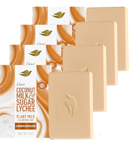 Amazon.com : Dove Plant Milk Cleansing Bar Soap Macadamia Milk