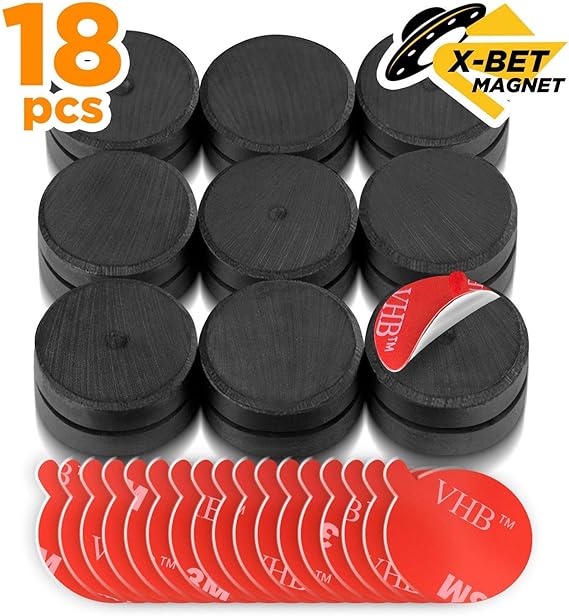 Ceramic with Adhesive Backing 1 Inch (25mm) Round