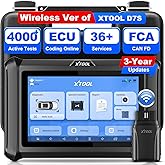 XTOOL D7W OBD2 Scanner, 2026 Full System Automotive Bidirectional Diagnostic Scan Tool with ECU Coding, 39+ Resets, PMI, Acti