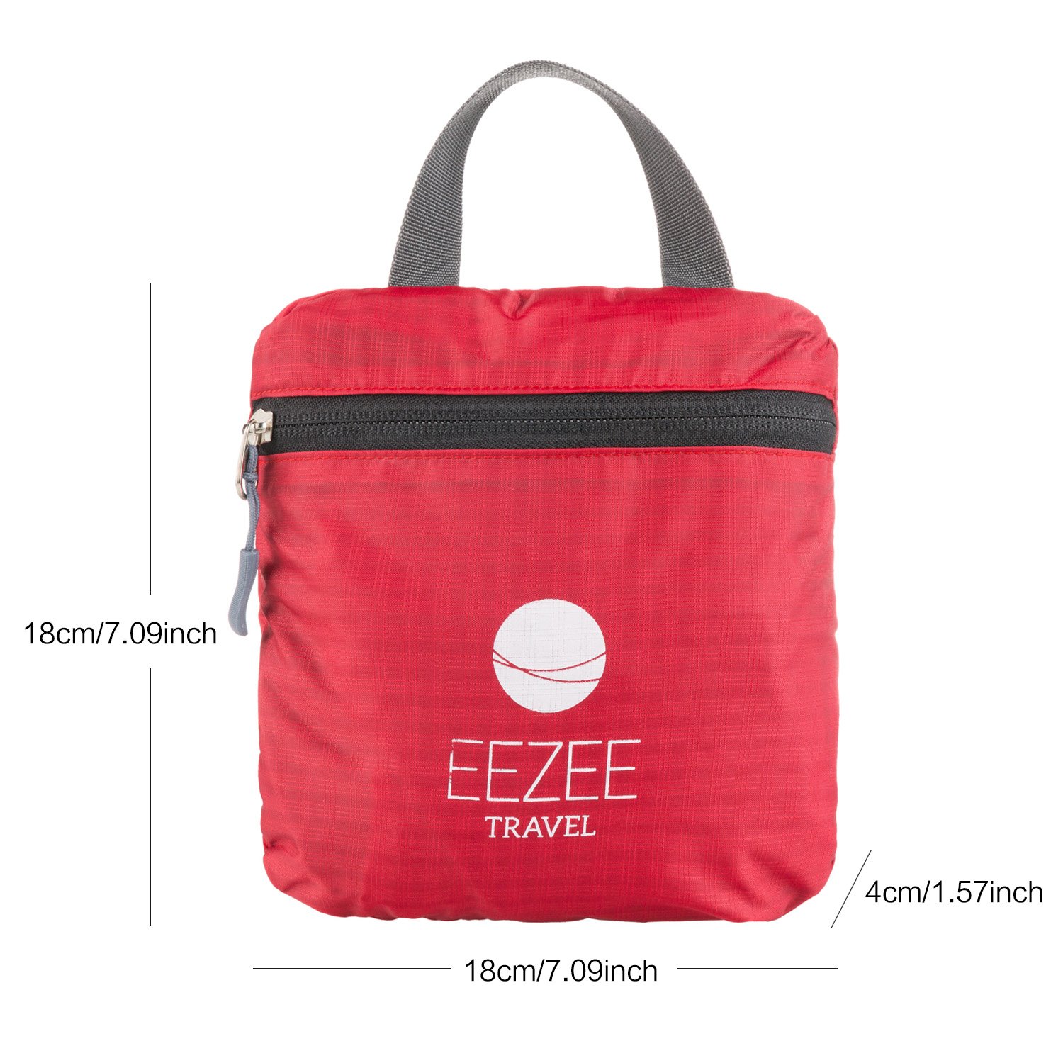 EEZEE ARCHES 28L Ultralight Foldable Backpack Waterproof Anti-Tear Handy Daypack (Red)