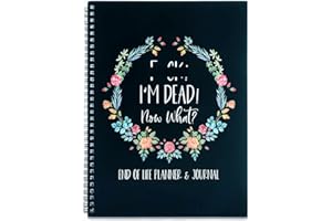 End Of Life Planner, I'M Dead Now What Planner, End Of Life Planner Organizer Notebook, Guided Final Arrangements When I'M Go