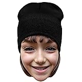 COUVER Unisex Knitted Solid Acrylic Beanie – Warm