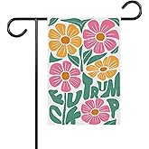 Subtle F*Ck Donald Tru Flower Design Garden Flag - Subtle Anti Donald Tru Yard Flag - Housewarming Or Holiday Gift - Good Ideas Outdoor Decoration And Garden Terraces - Outdoor Yard Banner