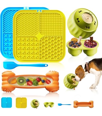 Amazon.com: FOXMM 6-in-1 Dog Enrichment Toys Set - Lick Mat, Ball